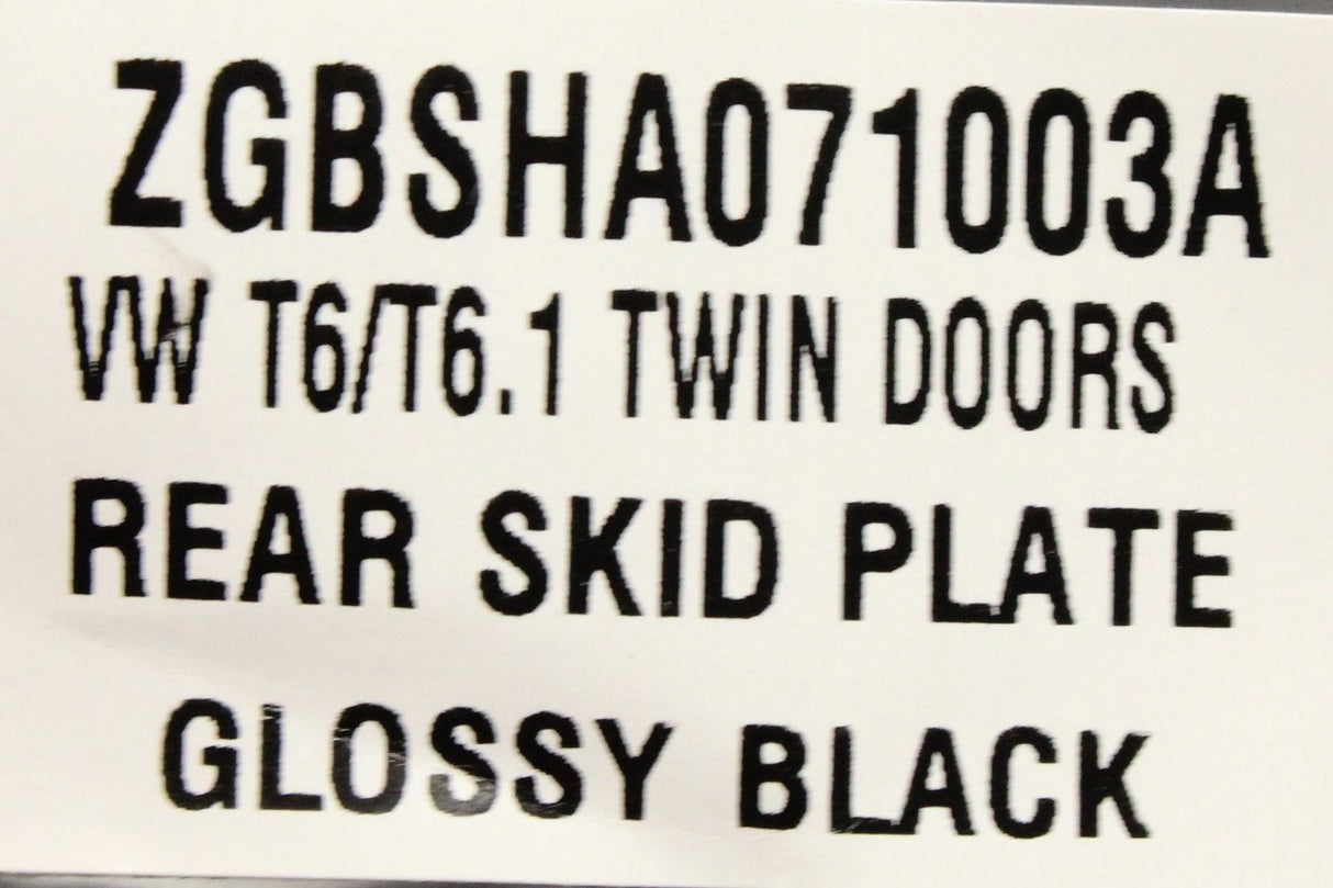 VW Transporter T6. T6.1 rear bumper trim (wing doors) ZGBSHA071003A