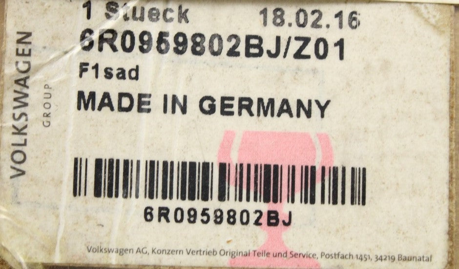 VW Beetle 2012-2016 RHD window regulator motor (right) 6R0959802BJ Z01
