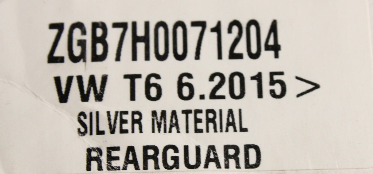 VW Transporter T6 T6.1 2016-on bumper protector (rear) ZGB7H0071204