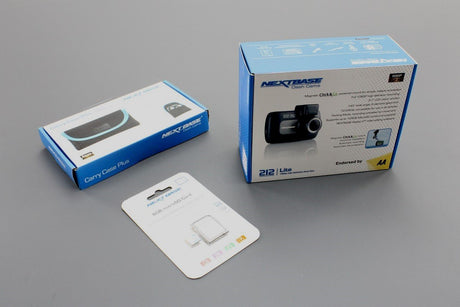 NEXTBASE NBDVR212 dash cam kit with case & 8GB microSD card ZGB000035212
