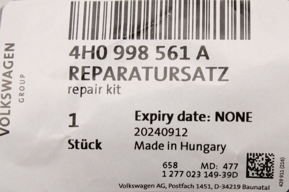 Audi VW front radar sensor fixings repair set 4H0998561A