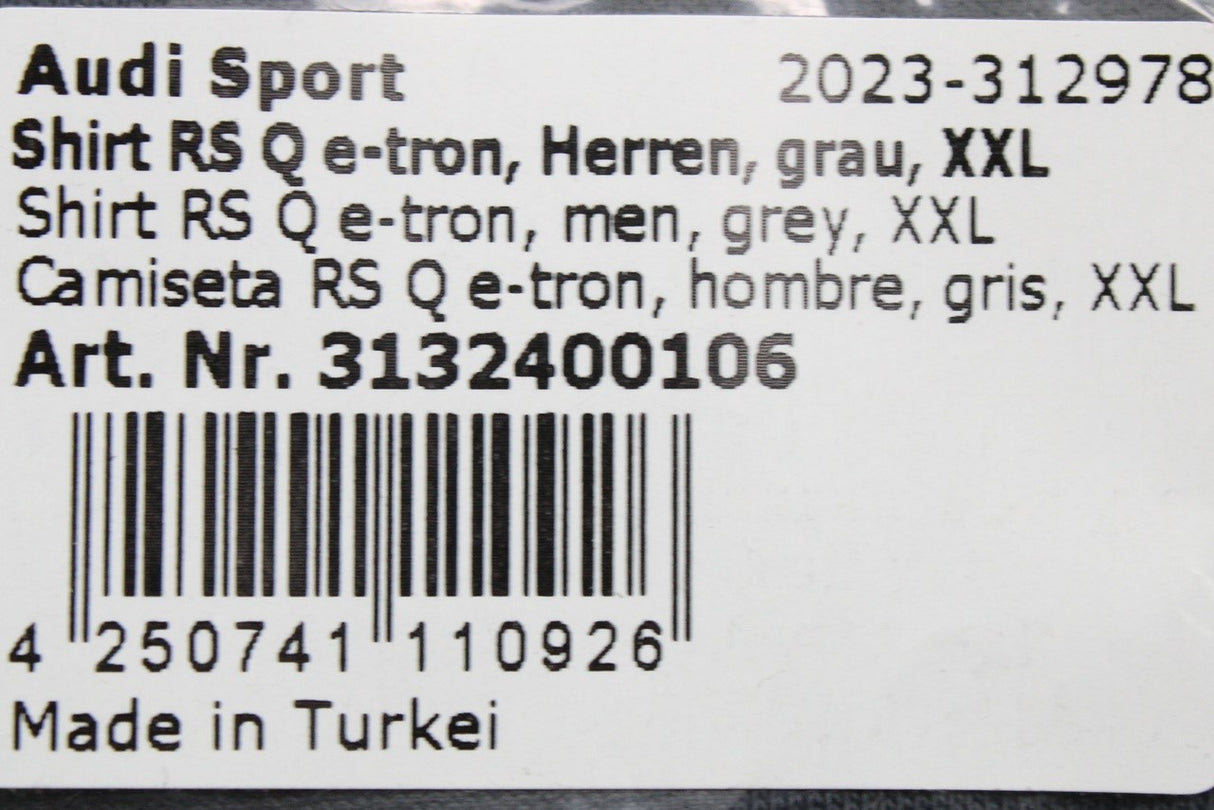 Audi merchandise RSQ e-tron T-shirt (XXL) 3132400106