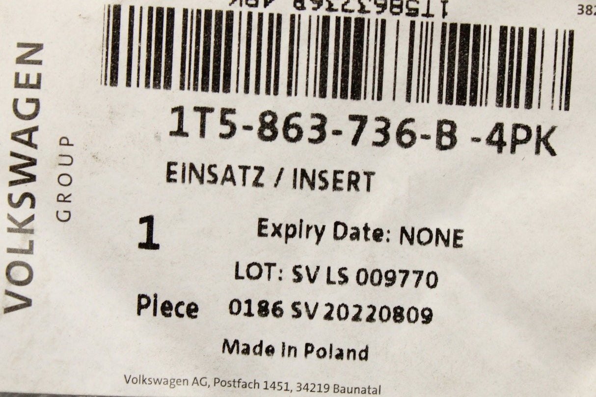 VW ID.Buzz Cargo 2023-on rear step insert (right) 1T5863736B 4PK