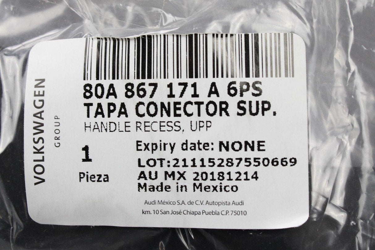 Audi Q5 SQ5 18- Left passenger door handle trim cover 80A867171A 6PS