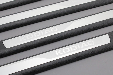 Skoda Kodiaq 2017- Stainless steel door sill protector set 565071303