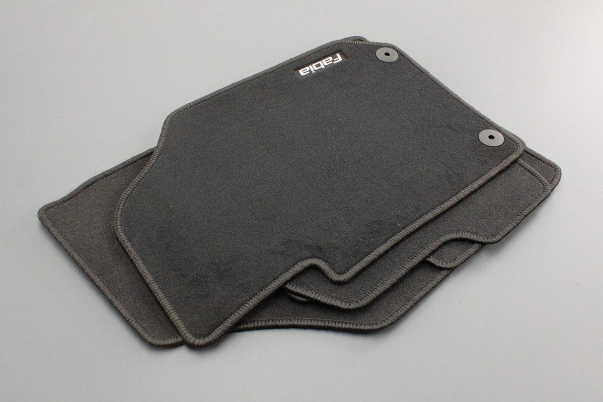 Skoda Fabia 2008-14 carpet floor mats set (front & rear) 5J2061420