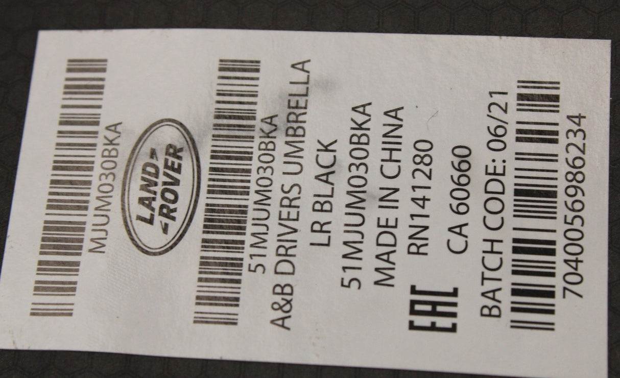 Land Rover above and beyond drivers umbrella MJUM030BKA