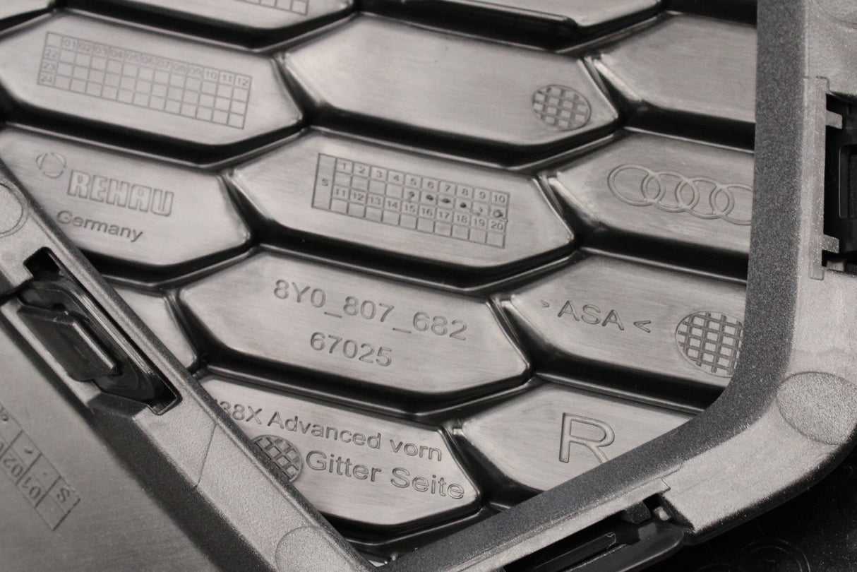 Audi A3 2022-on bumper grille air guide (front right) 8Y0807672 1RR