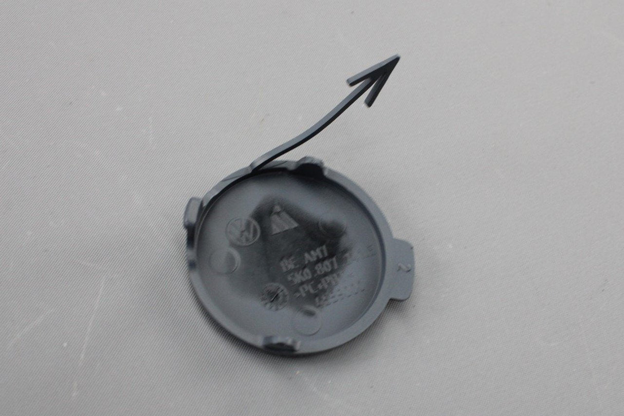 VW Golf MK6 front bumper towing eye cover trim (primed) 5K0807241E GRU