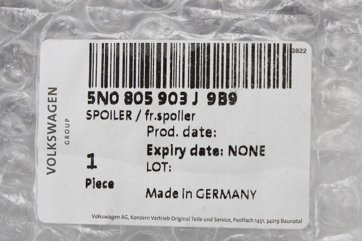 VW Tiguan 2012-2016 Lower front spoiler trim 5N0805903J9B9