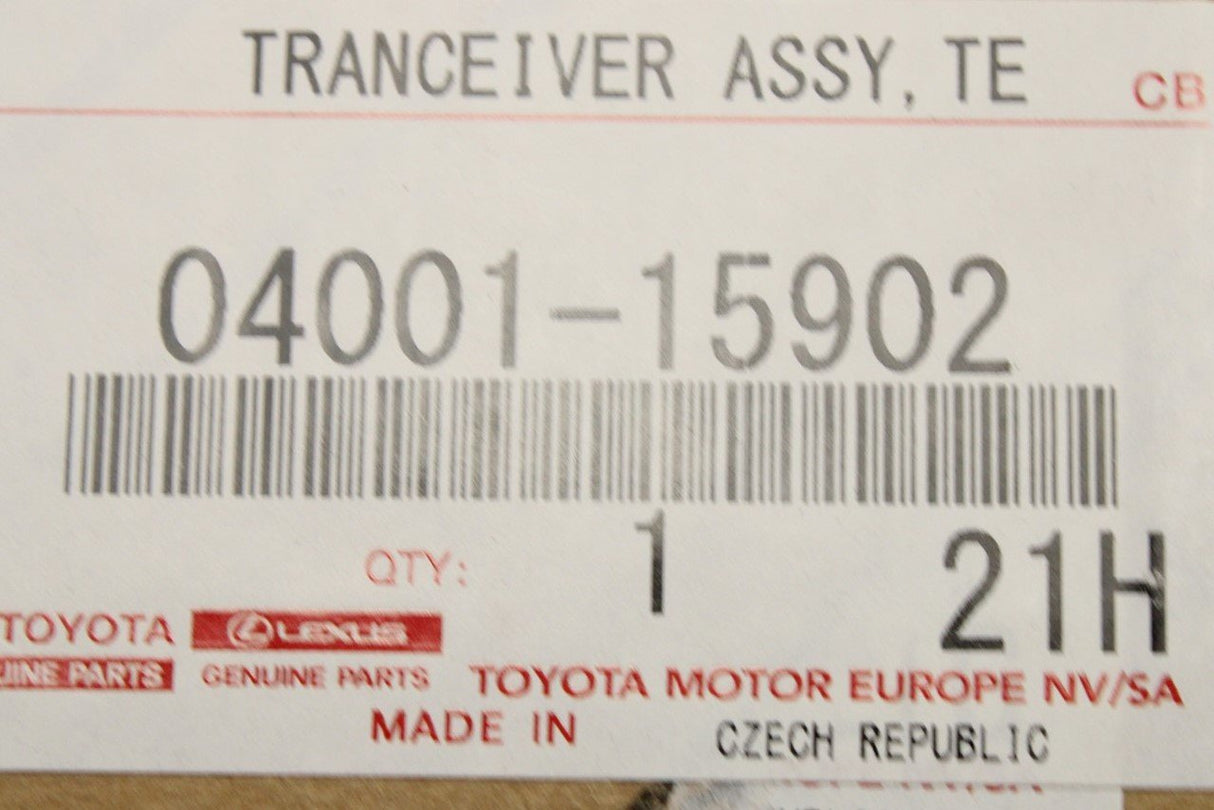 Toyota Lexus transceiver assembly unit 04001-15902