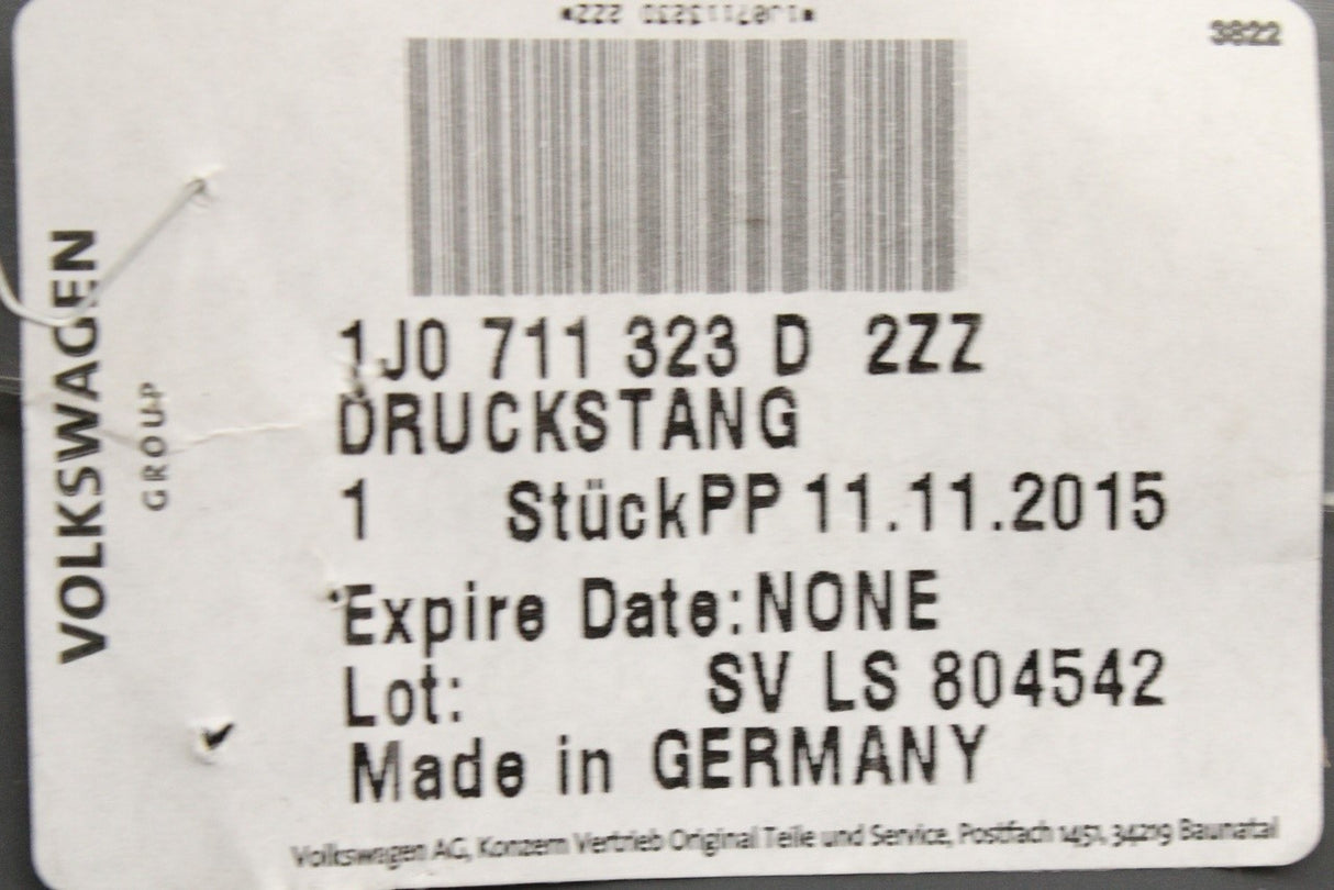 VW Golf MK4 R32 Audi Skoda SEAT Leon Cupra R 97-11 handbrake release rod 1J0711323D 2ZZ