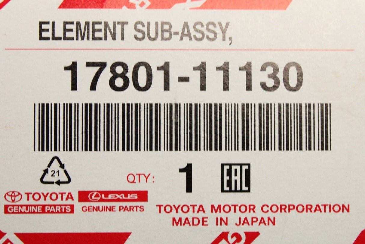 Toyota Land Cruiser 2009-on air filter element 17801-11130