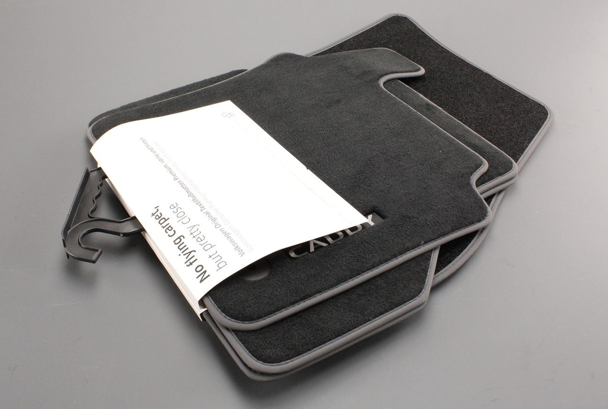 VW Caddy V 2020-on textile floor mat set (x4) 2K9061270 WGK