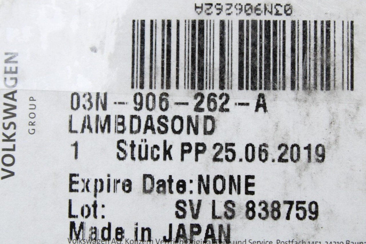 VW Tiguan Skoda Kodiaq pre catalyst lambda probe (2.0 TDI) 03N906262A