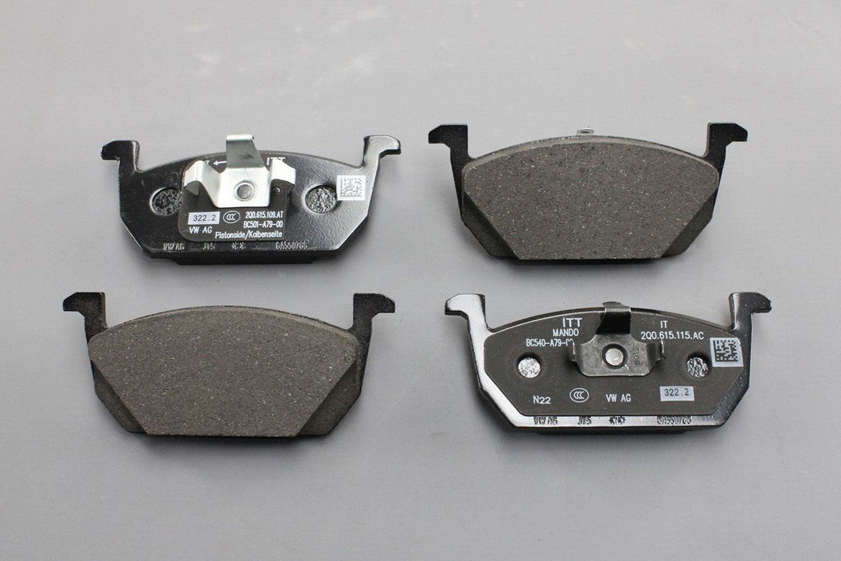 VW T-Cross Audi A1 brake pads for 276x24mm discs (front) 2Q0698151R