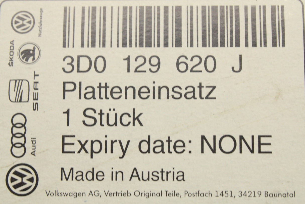 VW Phaeton 2009-2016 3.0 V6 TDI air filter element 3D0129620J