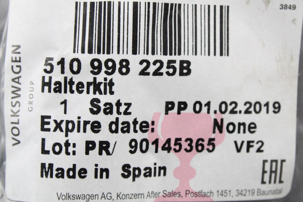 VW Golf SV 2014-20 headlight bracket repair kit (left) 510998225B