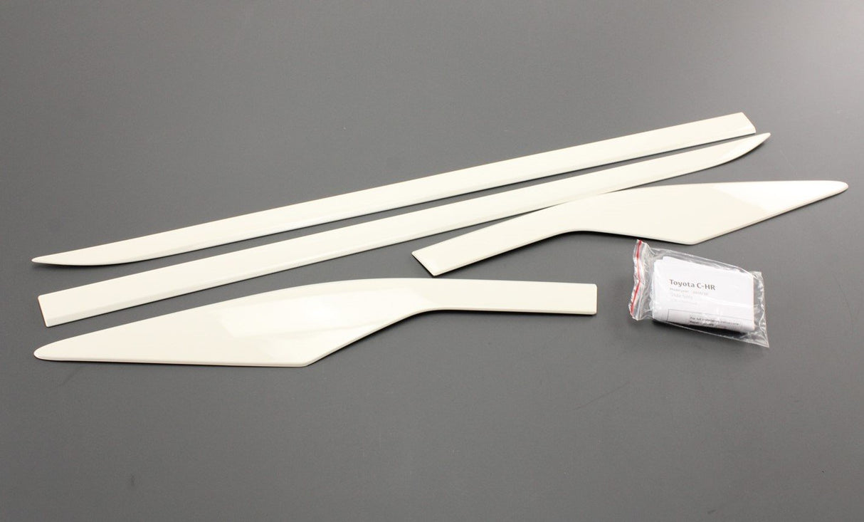 Toyota C-HR side sill trims (white) PW156-10000-AG