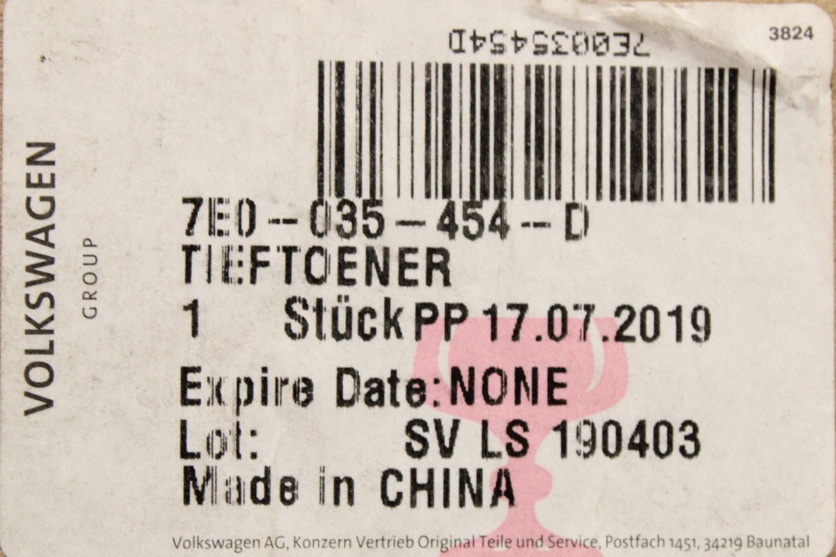 VW Transporter T6 2016-2019 bass loudspeaker 7E0035454D