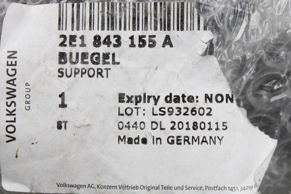 VW Crafter 2012-16 sliding door lock mounting plate (left) 2E1843155A