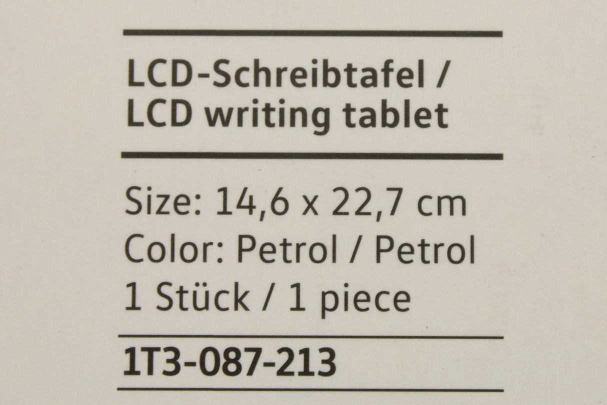 Volkswagen 8.5" LCD writing tablet 1T3087213