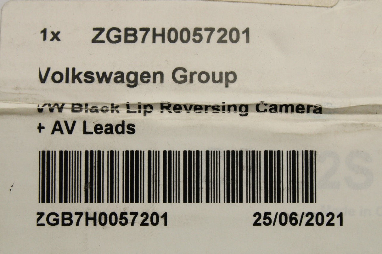 VW Transporter T5.1 10-15 Kenwood rear view camera kit ZGB7H0057201