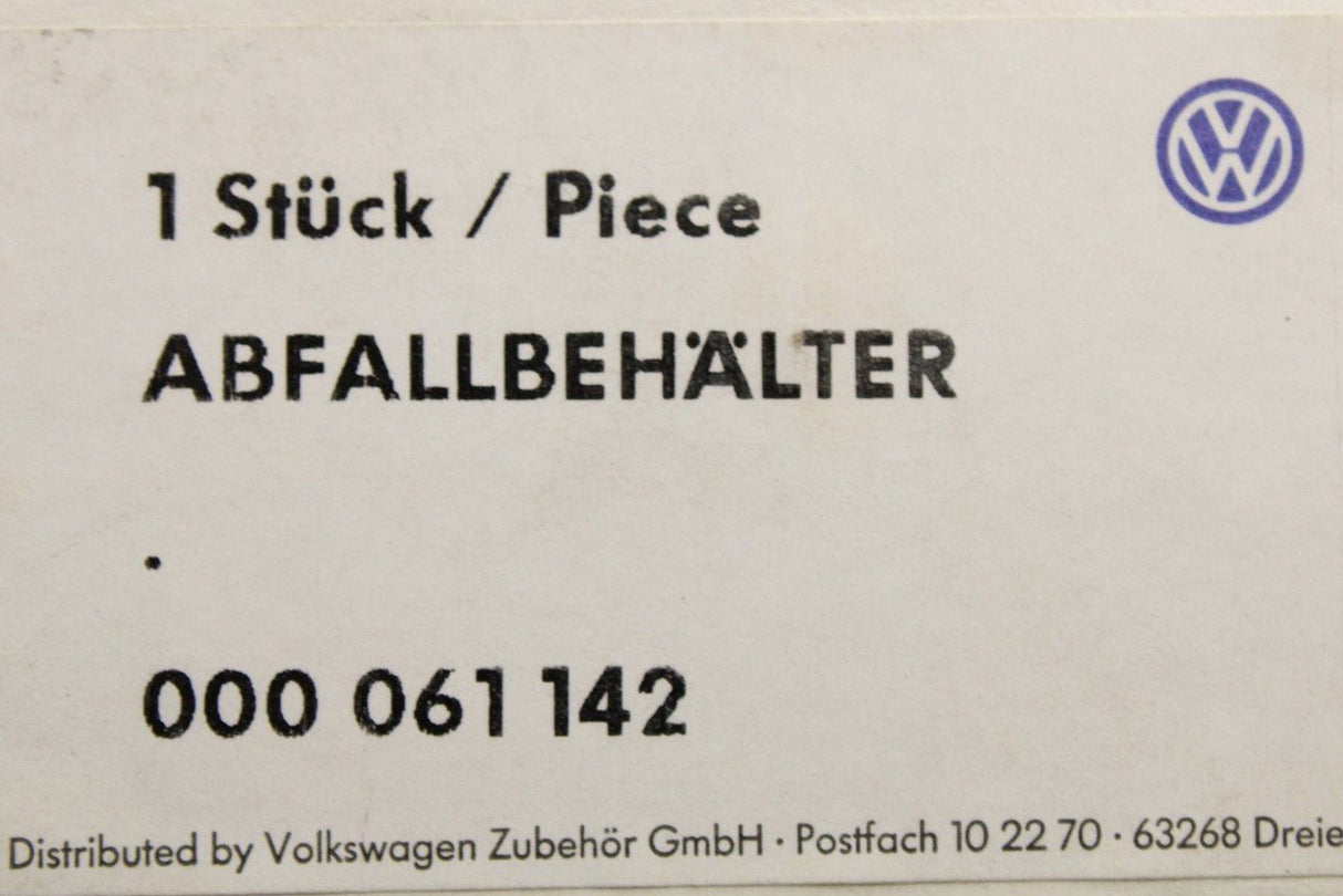 VW Volkswagen cup holder waste bin 000061142