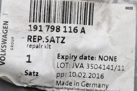 VW Golf MK2 MK3 Jetta gear shift linkage repair kit 191798116A