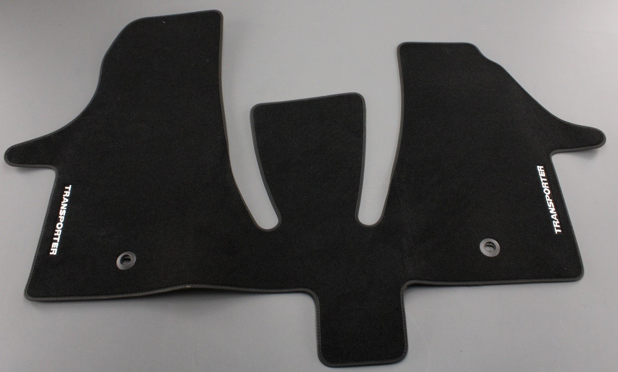 VW Transporter T6.1 20-on one-piece textile floor mat (2+1) ZGBSHB061001