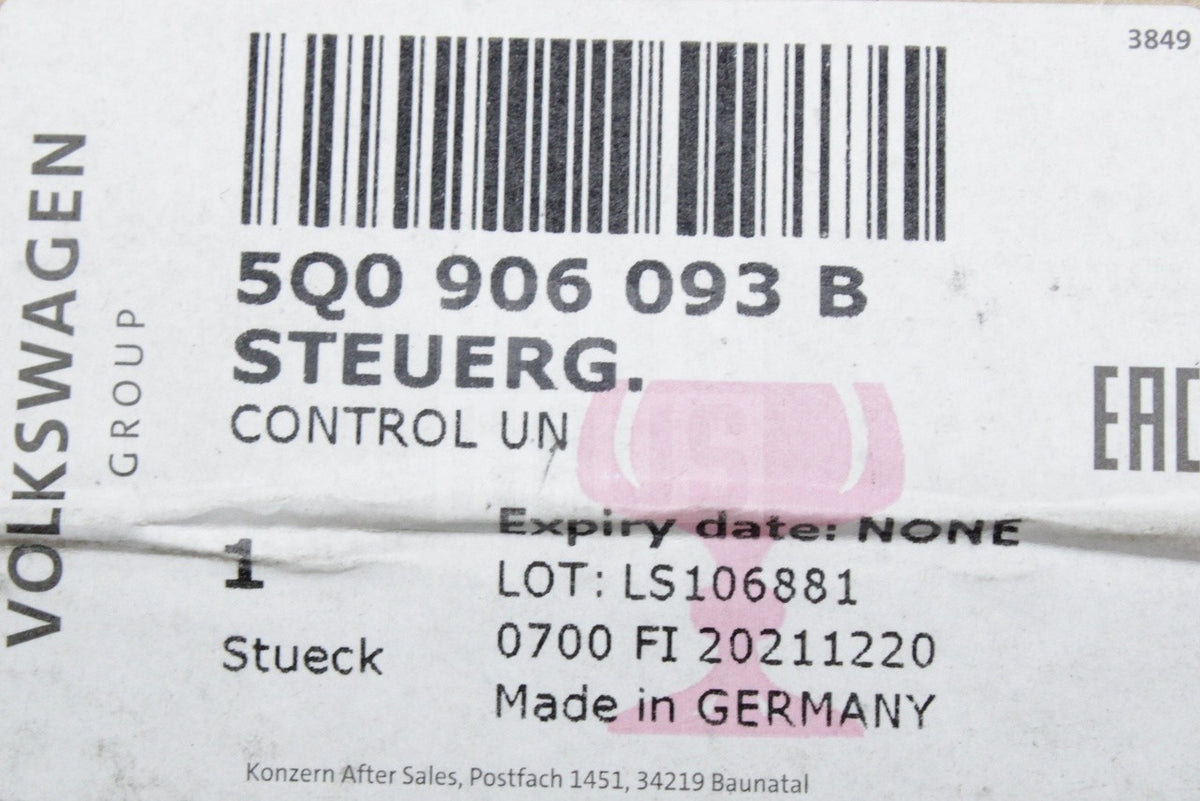 Audi A1 19-on A3 22-on Q3 Q2 petrol fuel pump control unit 5Q0906093B