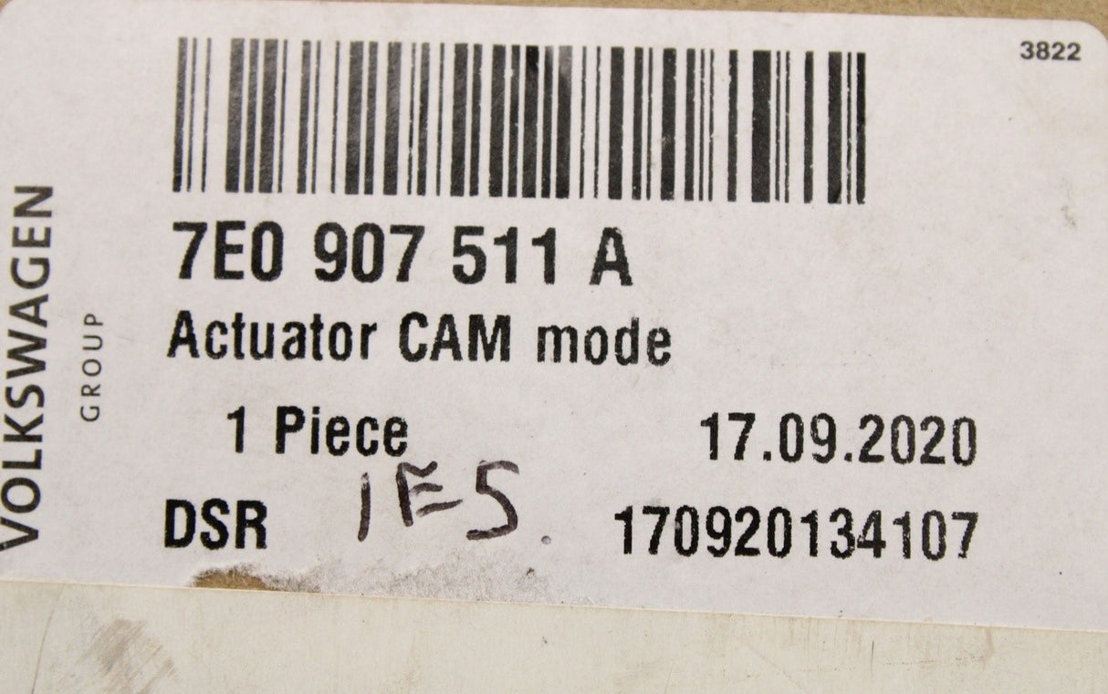 VW Transporter T6 A/C air conditioning adjust servomotor 7E0907511A