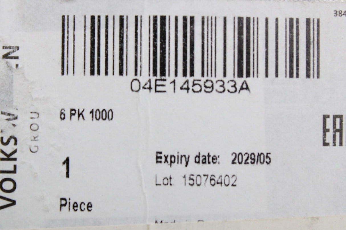 VW Audi Skoda SEAT poly-v auxiliary belt (21.36x1000mm) 04E145933A
