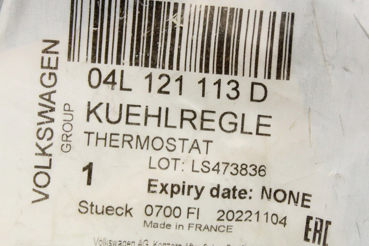VW Golf MK7 Audi A3 A6 Q3 Skoda SEAT thermostat (1.6 2.0 TDI) 04L121113D