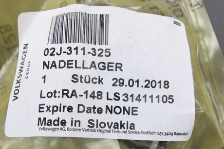 VW Audi Skoda SEAT Gearbox needle bearing (30.6x40x25.8) 02J311325