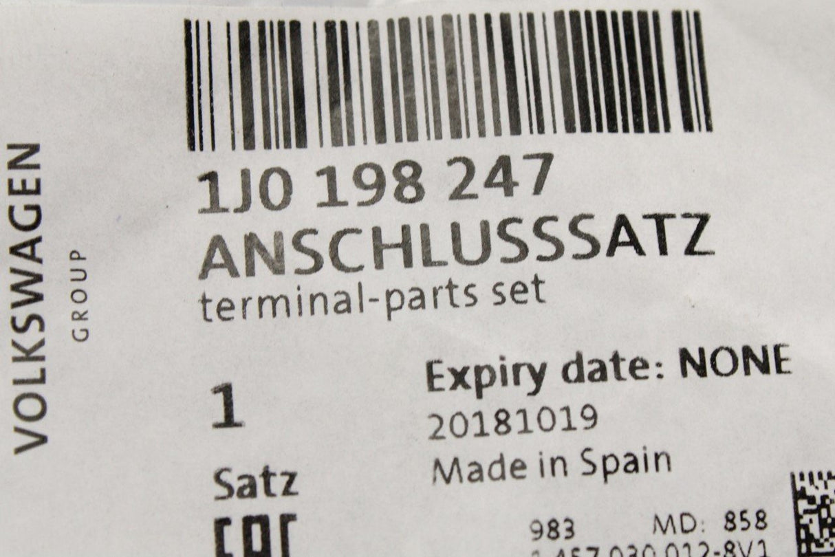 VW Audi Skoda SEAT fuel filter valve seal set (1.9 2.0 TDI) 1J0198247