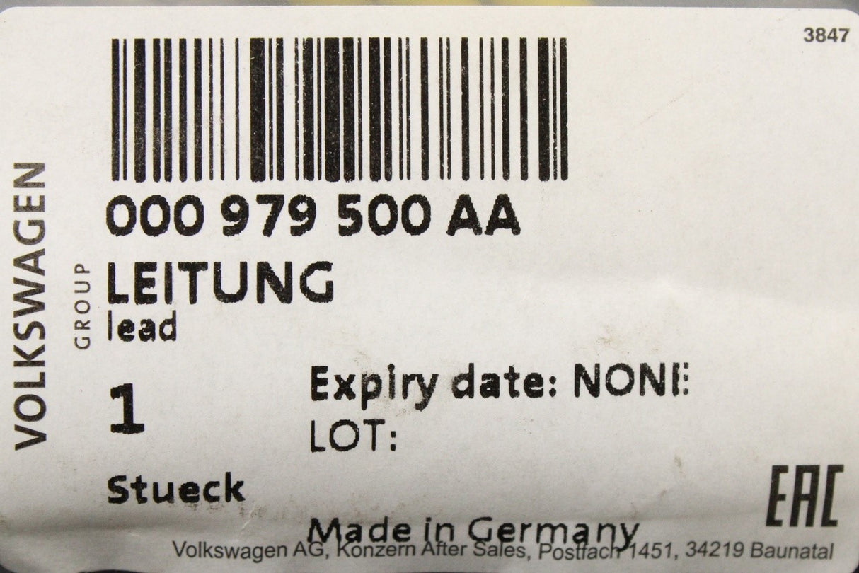 VW Audi Skoda SEAT Single electrical repair wire lead 10QMM 000979500AA