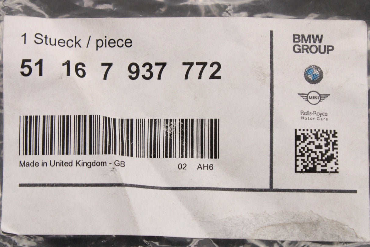 MINI F56 BEV 2018-2021 centre console trim ring 51167937772