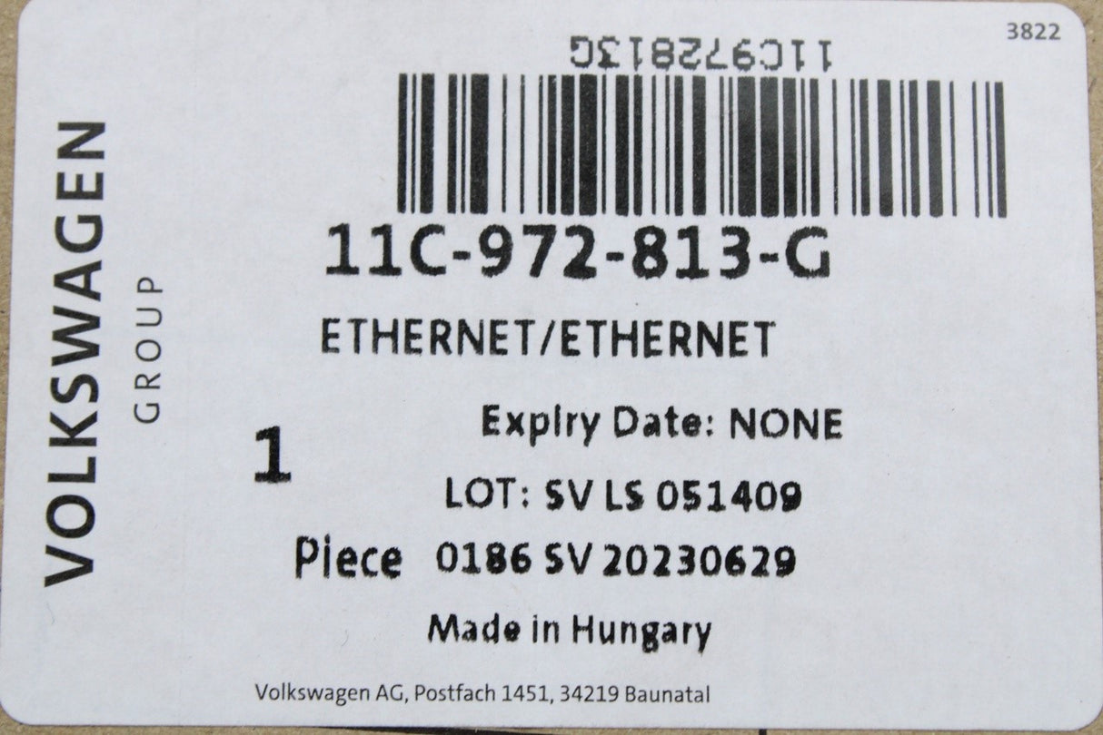 VW ID.4 ID.5 2021-on head unit ethernet cable (5170mm) 11C972813G