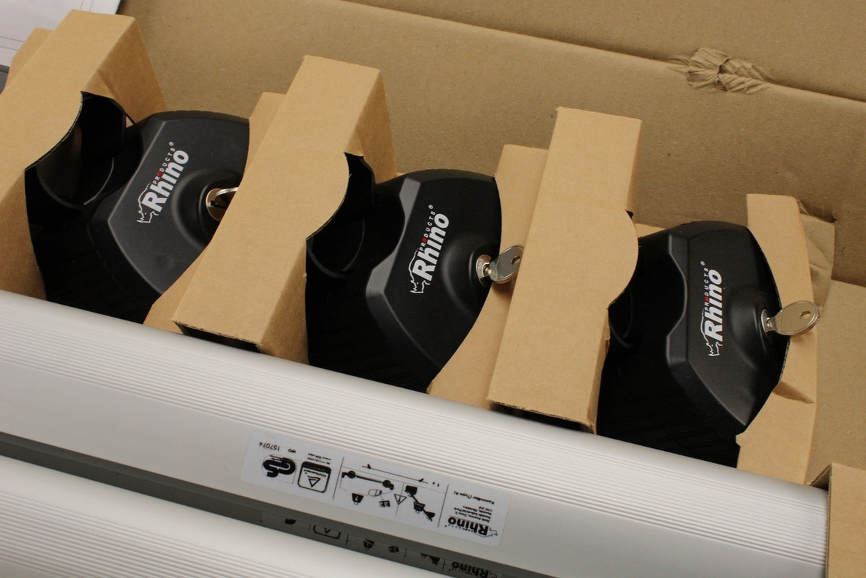 VW Transporter T5 T5.1 T6 2003-19 Rhino roof bars (4-bar) ZGB7H0071142