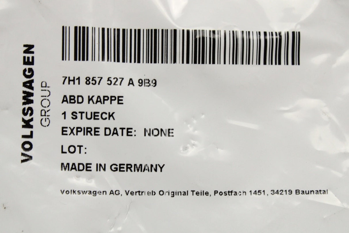 VW Caddy Transporter T5 03-20 LHD wing mirror cap (left) 7H1857527A 9B9