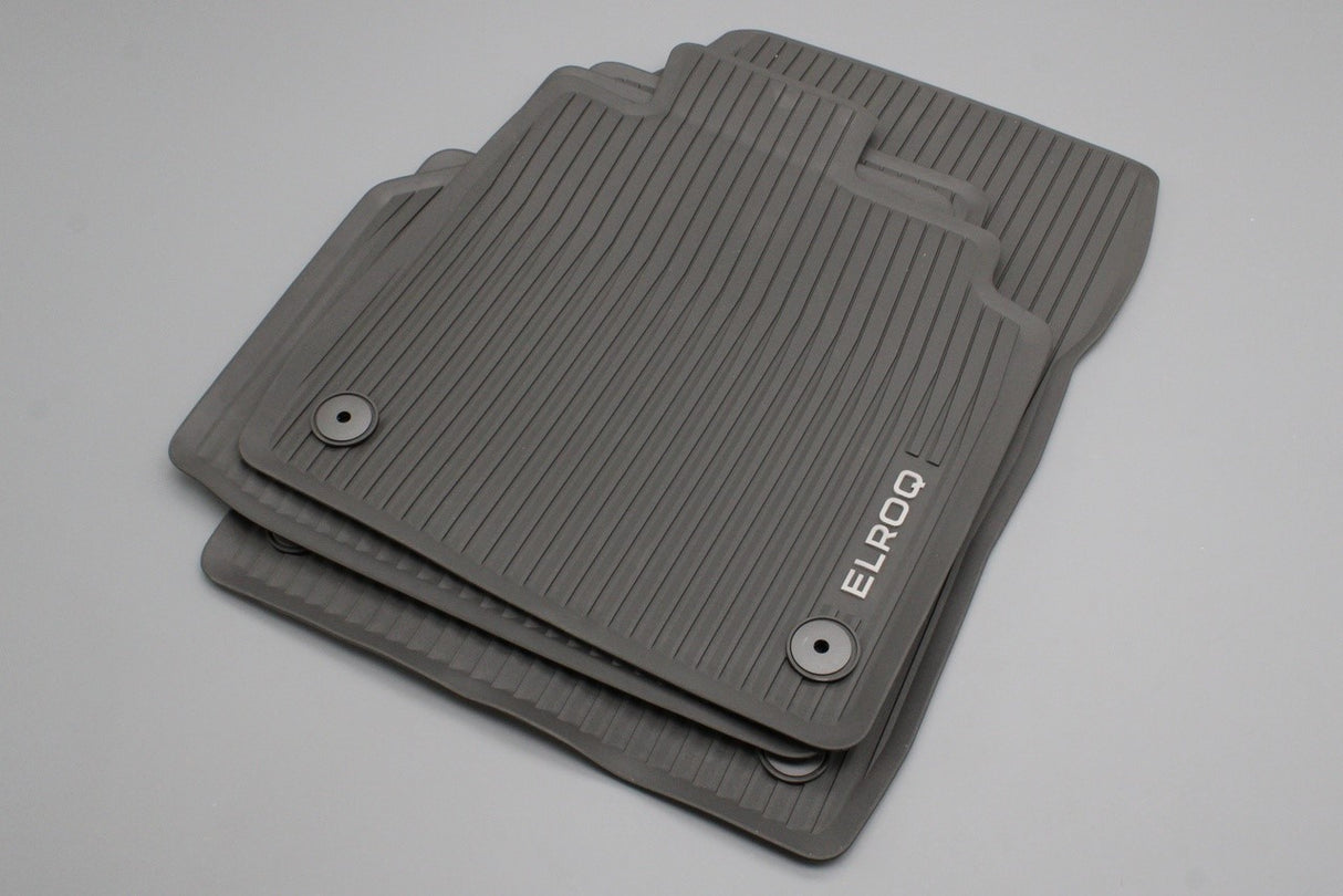 Skoda Elroq 2021-on all weather floor mat set (front & rear) 5LJ061500A