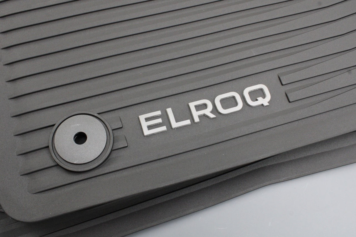 Skoda Elroq 2021-on all weather floor mat set (front & rear) 5LJ061500A