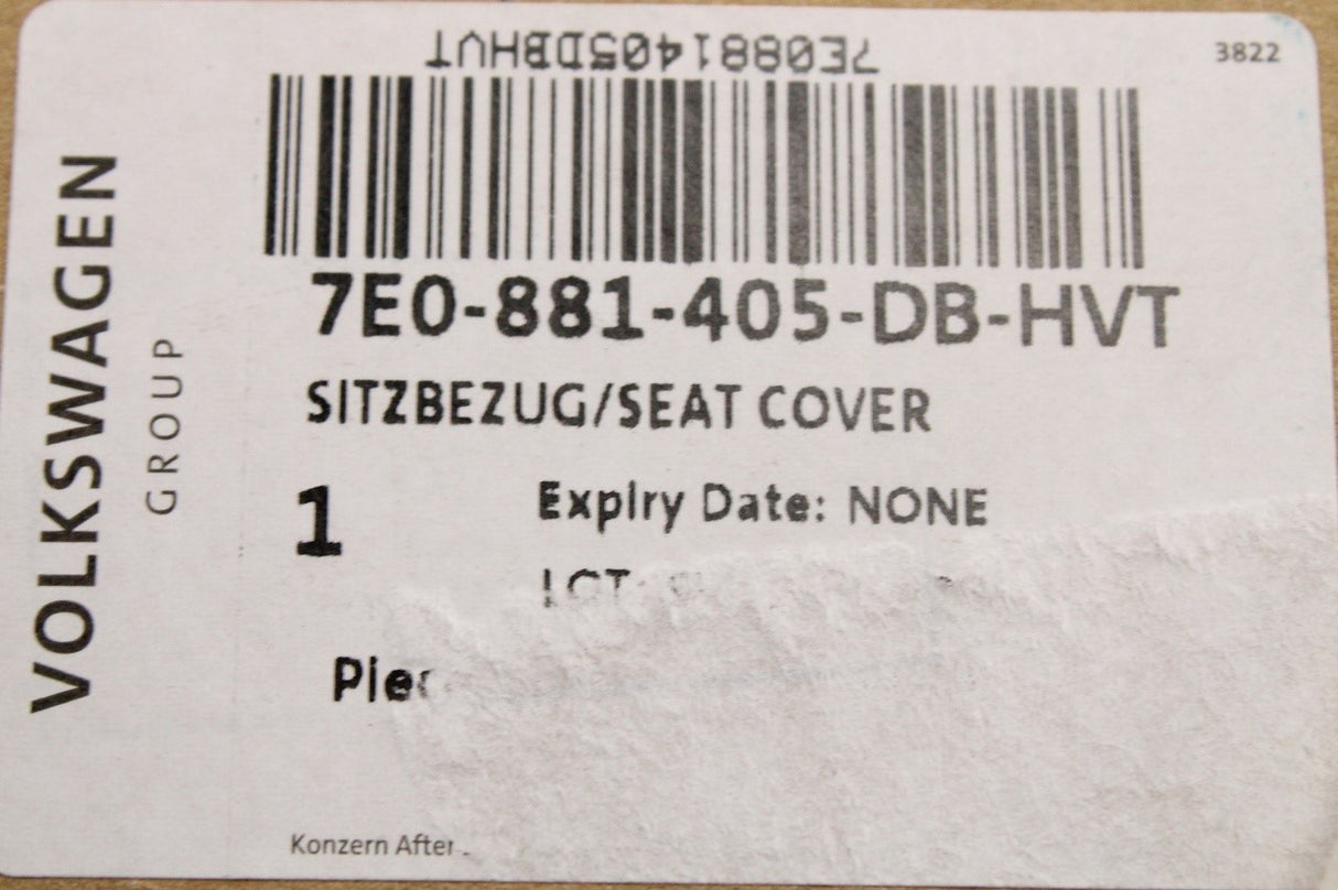 VW Transporter T5 T5.1 T6 swivel seat base cover 7E0881405DB HVT