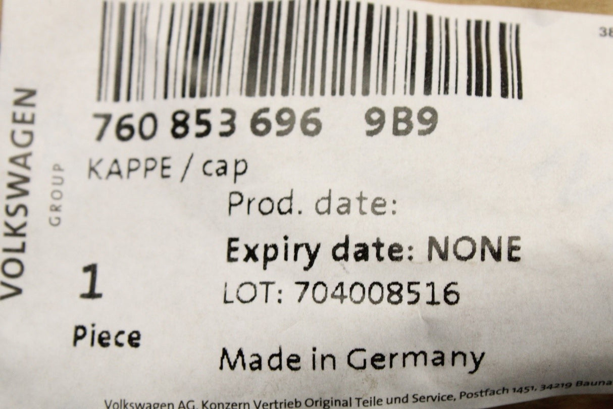 VW Touareg 2018-on front radiator grille cover cap 760853696 9B9
