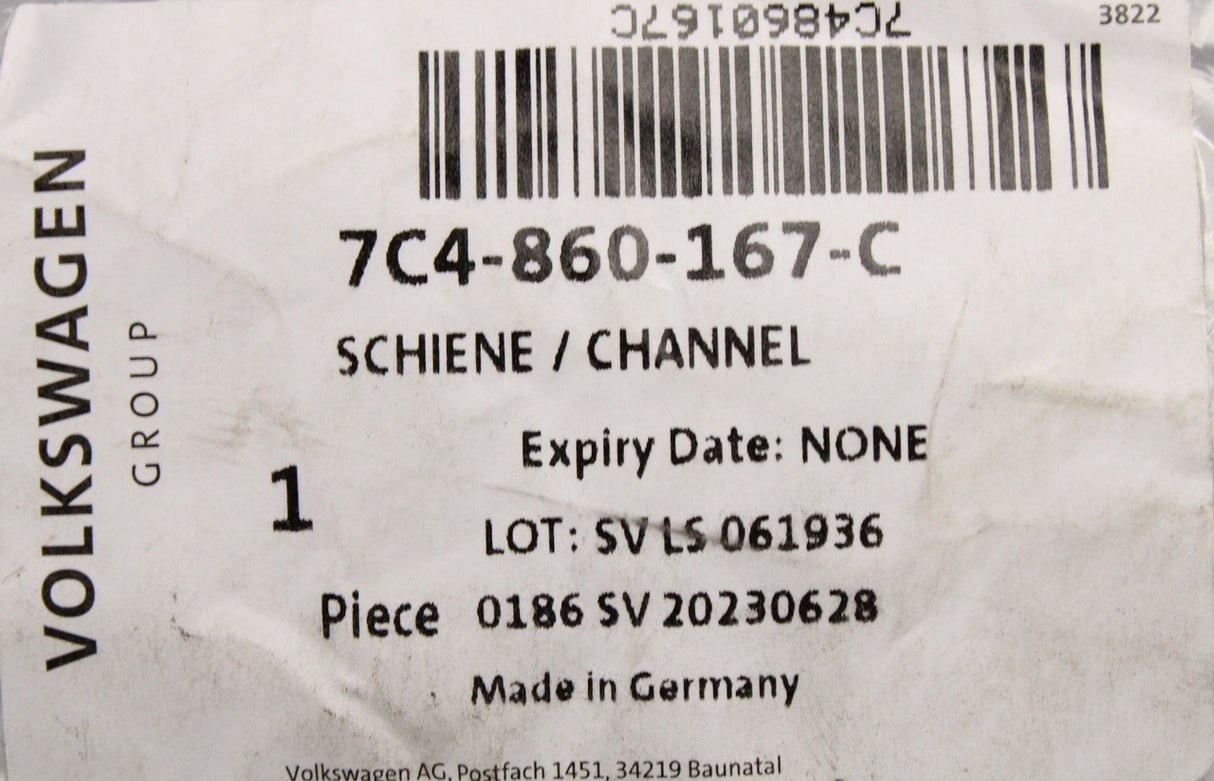 VW Grand California 2017-on upper cabinet bracket (rear left) 7C4860167C