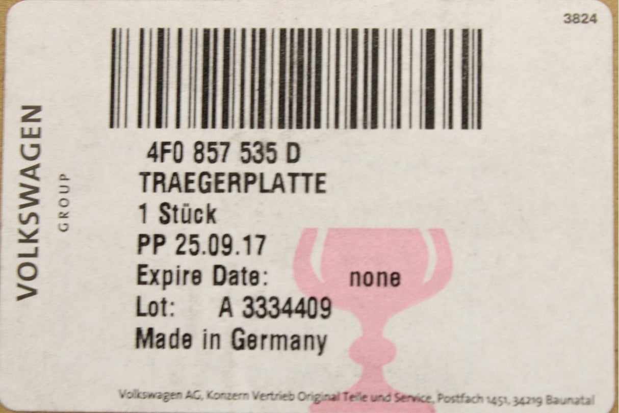 Audi A6 Allroad 2007-2011 wing mirror glass (left) 4F0857535D