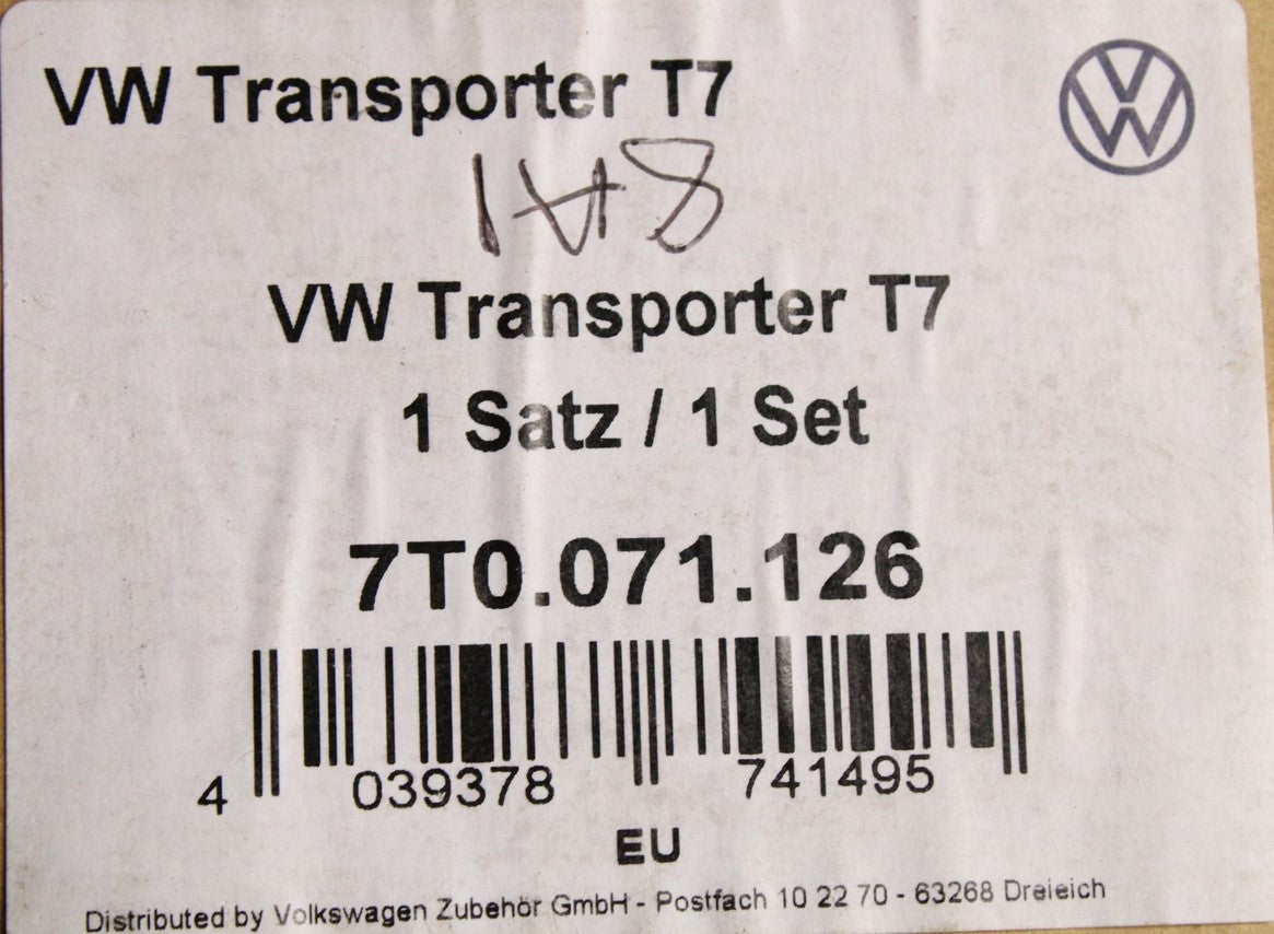 VW Multivan T7 2021-on roof bars (vehicles without roof rails) 7T0071126