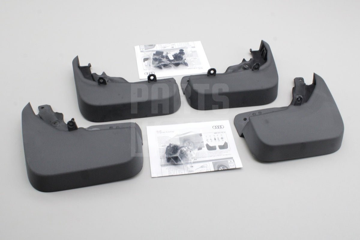 Audi Q7 2016-on accessory mud flaps (front & rear) 4M0075101A/111A