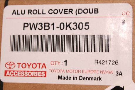 Toyota Hilux Aluminium roll cover PW3B1-0K305